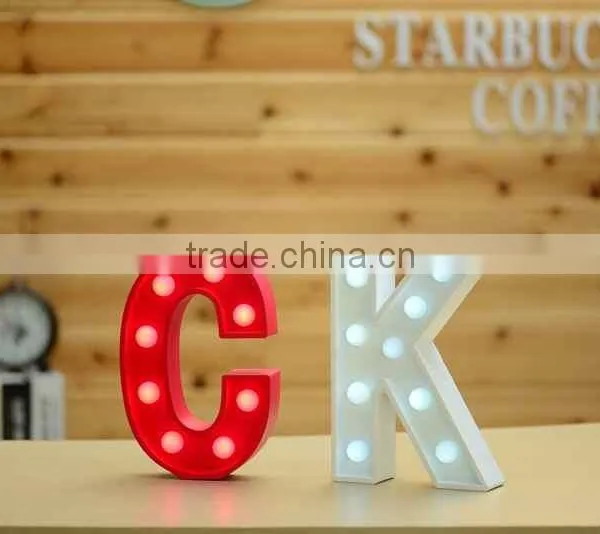 OEM Color Marquee Letters Light Marquee Numbers Light for Wedding and Room Decoration photo-3