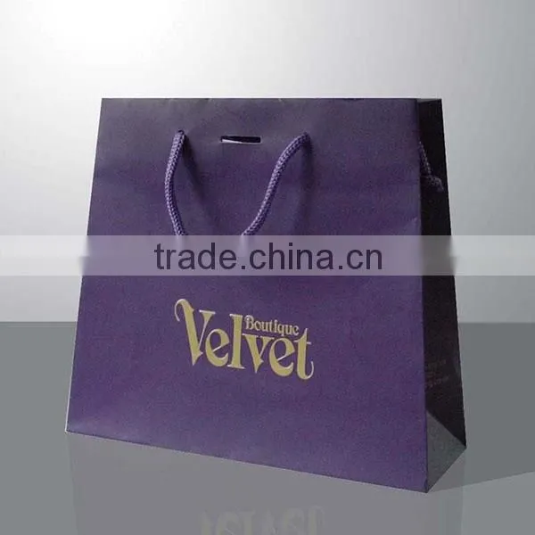 Custom Print Folded Shopping Gift Paper Bag photo-5