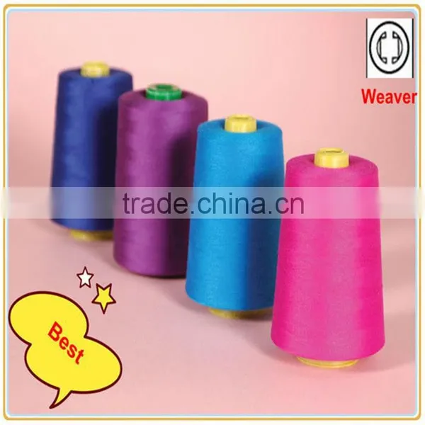 100% Spun Polyester Yarn for Sewing Thread 40s/3 Dyed Plastic Tube photo-5