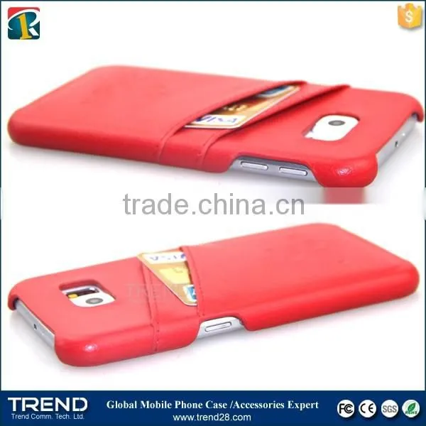 New Product Thin Card Slot pu Leather Case for Samsung Galaxy s6 photo-4
