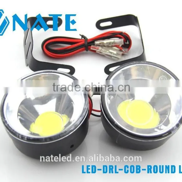 New Product Car Led Drl Cob Round Light photo-4