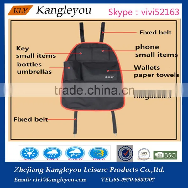 High Quality Car Seat Storage Bag / Car Seat Back Pocket / Auto Back Seat Hanging Bag photo-4
