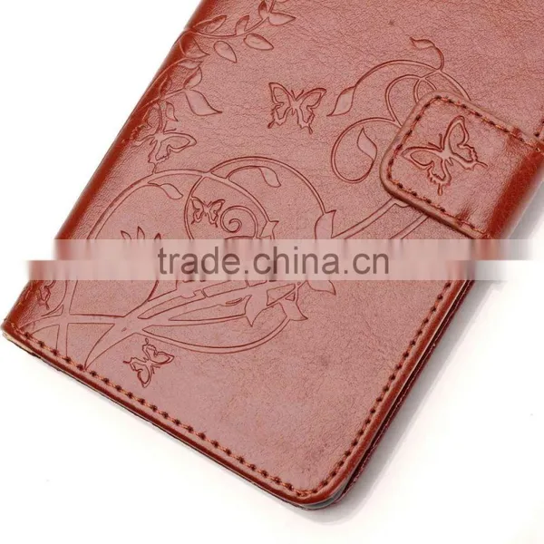 High Quality Luxury Wallet Credit Card Book Style Flip Stand Leather Case Back Cover For Wiko Rainbow Lite Leather Case photo-2