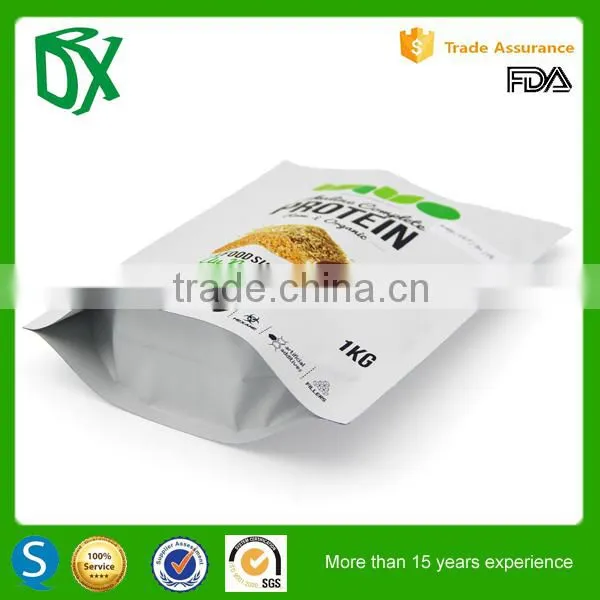 Top Quality Food Industrial Use CMYK Printed Plastic Resealable Aluminum Foil Packaging Bag for Food photo-6