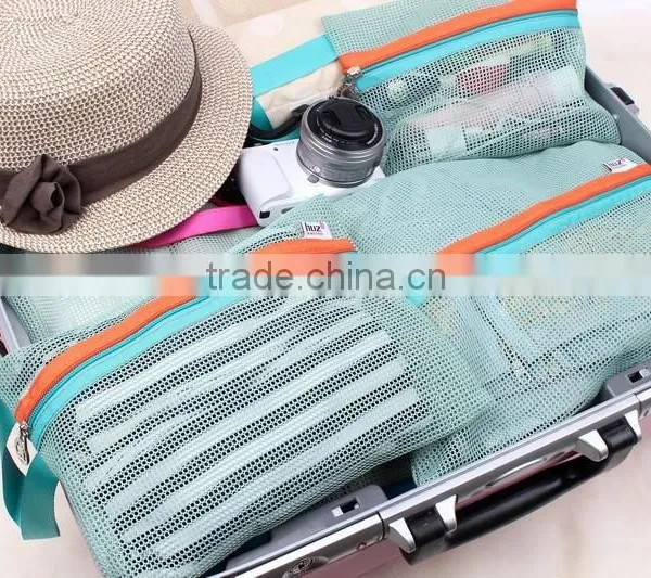 2016 Hot Selling Mesh Style Portable Travel Zipper Storage Bag photo-2
