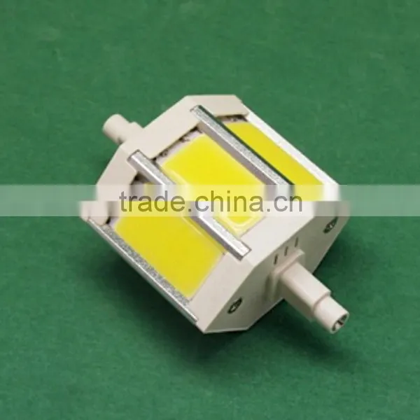 Haining Mingshuai LED Bulb R7S LED Ceramic Flood Light 78mm COB 5W Linear Dimmable Replace J78 Halogen Lamp photo-3