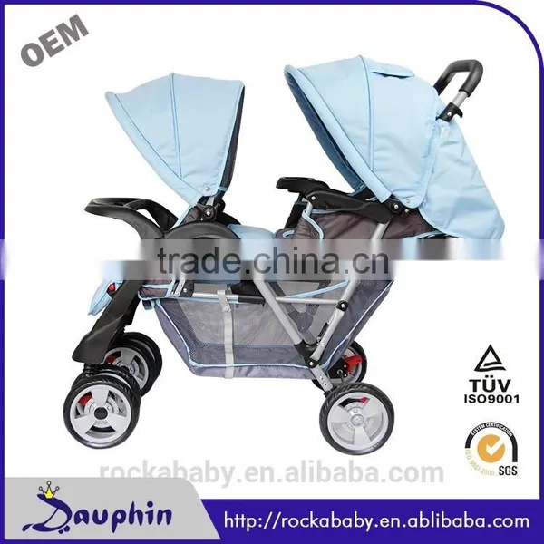 2016 New Style Baby Pram Baby Twin Stroller photo-2