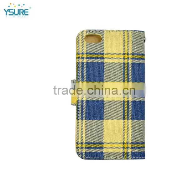 2015 New Trendy Lovely Stripe Pattern Denim Leather Case For Google Nexus 5 With Card Slots and PVC ID Slot photo-2