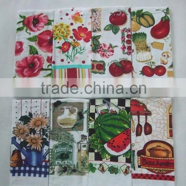Christmas Design Print Kitchen Cotton Terry Tea Towel China Supplier Bulk Buy From China photo-3