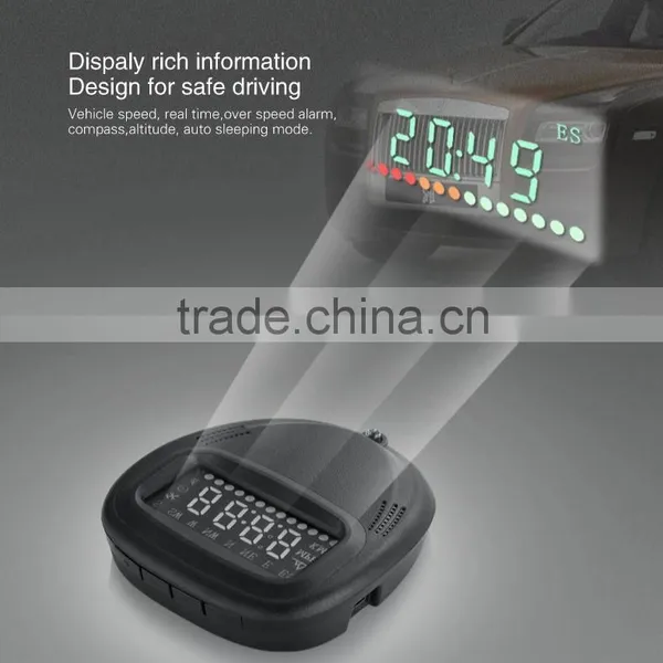 A1 GPS Head Up Display A1 GPS HUD OBD-II HUD Head Up Display Apply for All Cars in the World photo-5