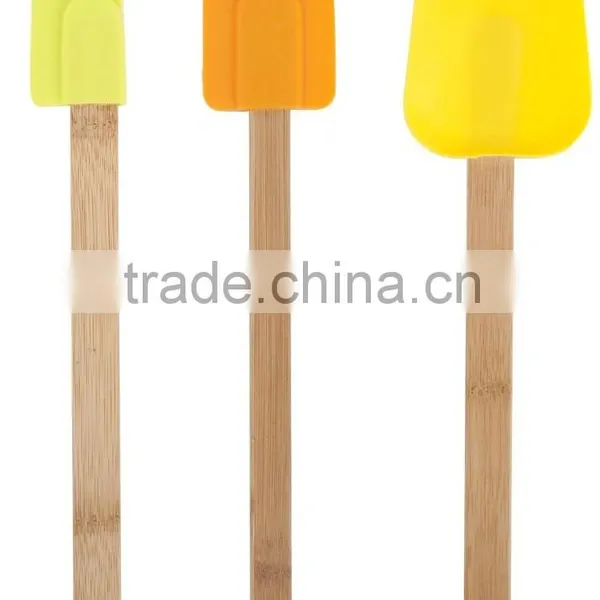 Paris Bamboo Silicone 3-Piece Utensil Set photo-2