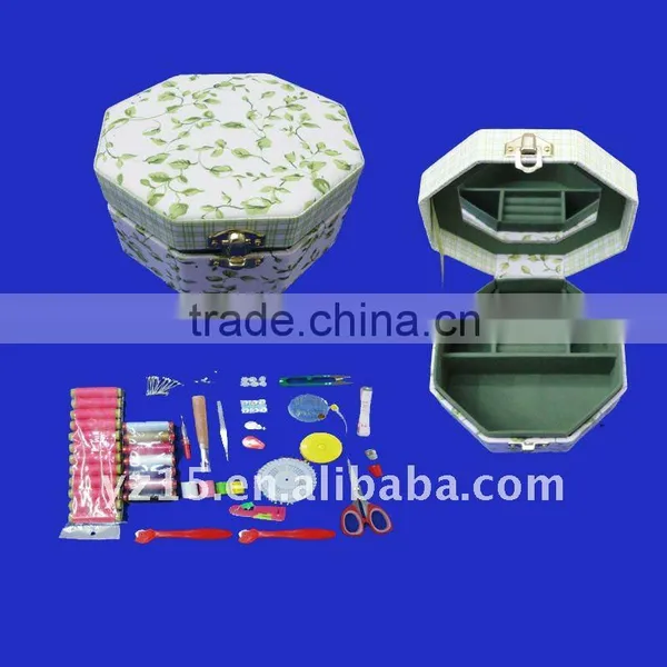 Fabric Storage Box for Jewely and Sewing Accessories Use