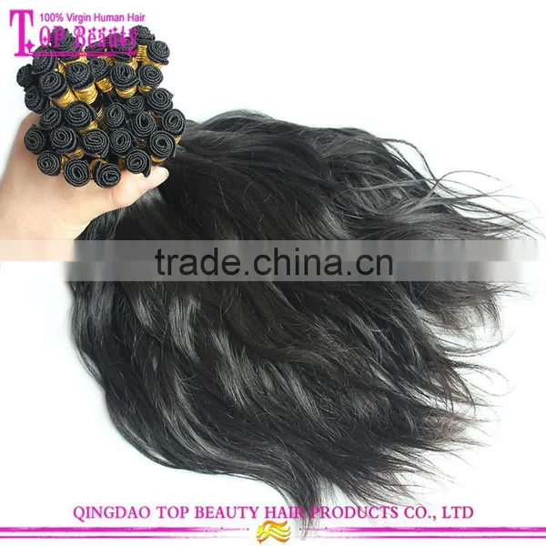 Hot!!! Wholesale Unprocessed Human Hair Wavy 100%hand Tied Virgin Indian Remy Hair Weft photo-3