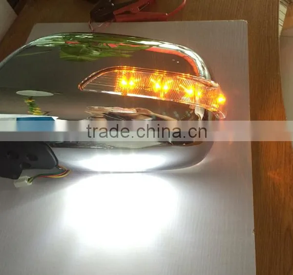 Auto Body Parts Chrome LED Electric Folding Side Mirror for Toyota Hiace 2005-2016 Accessories photo-3