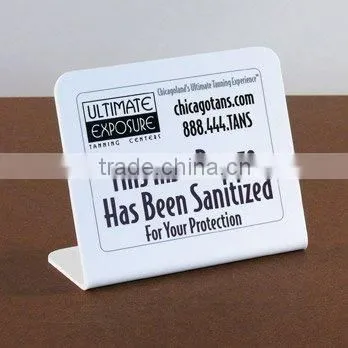 Tabletop Acrylic Signage Display