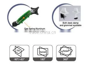Full Motion Swivel Wall Stand Monitor Mount Wall Mount photo-2