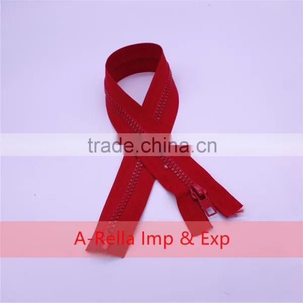 Resin Zippers Open -end Zipper for Colthing