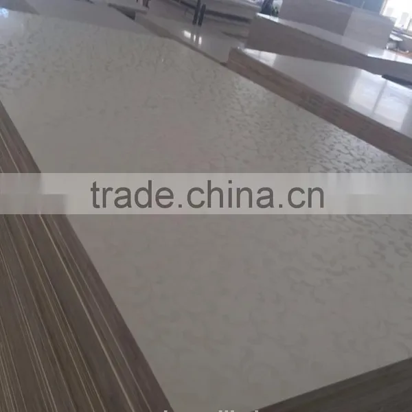 White Melamine Plywood Price With WBP Glue and Hardwood Core for Kitchen Carbinet photo-2