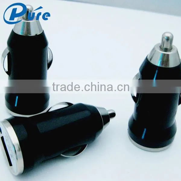 Wholesale Output 5V/1A ABS Shell Material Bullet 1 Port Smart USB Car Charger For Iphone6 and For Samsung photo-2
