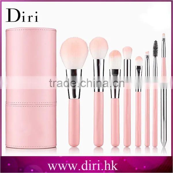8PCS Pink Cosmetic Makeup Brush Set photo-2
