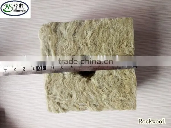 Mineral Fiber Rockwool Cubes 100kg/m3 for Hydroponic High Absorbent Water photo-2