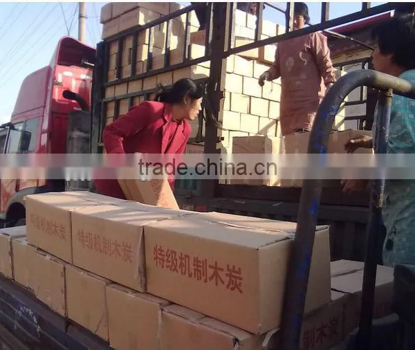 Smokeless ,no Smell and 6-7 Hours Buring Time High Tempature and High Hardness, Density Machine Made Charcoal / BBQ Charcoal photo-6