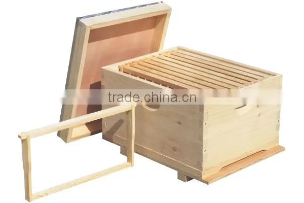 Pinus Sylvestris Wood Bee Hive for Korean Standard