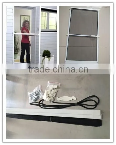 DIY Magnetic Fly Screen/window Door Screen/aluminum Frame Mosquito Netting Fly Screen Door photo-2