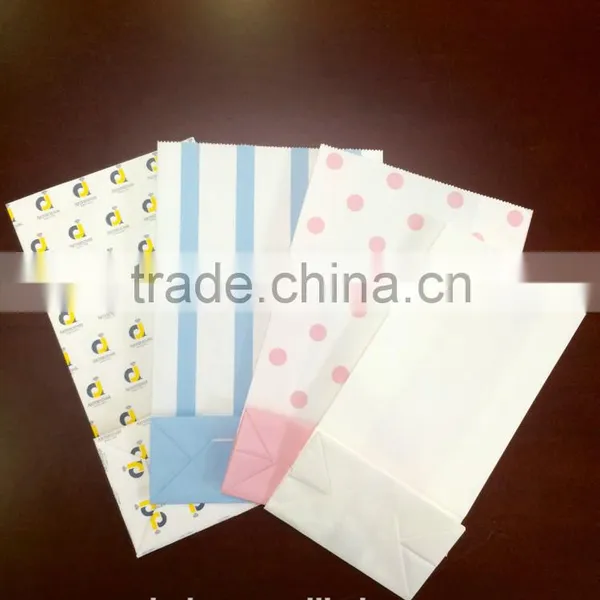 Flexo Printing Flat Bottom Kraft Paper Bag photo-3