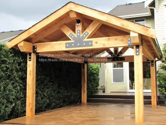 New Design Wooden Garden Gazebos