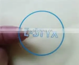 Logo Print Transparent Plastic Label photo-4