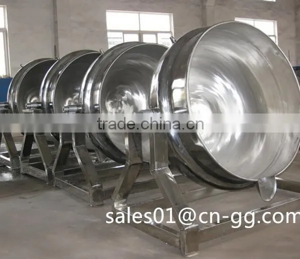 High Quality Cooking Pot Steam Jacketed Kettle,Porridge Cooking Pot Mixing Machine photo-5