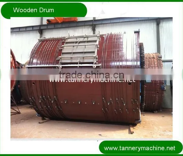 Hath Pace Process Wooden Drum for Dealing Pig,sheep and Goat Skin photo-2