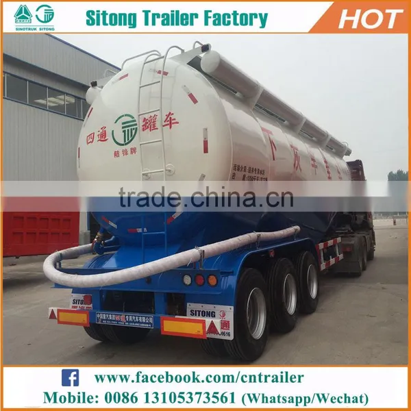 Dry Bulk Trailer Manufacturers V Shape Cement Silo Tanker Trailer photo-5