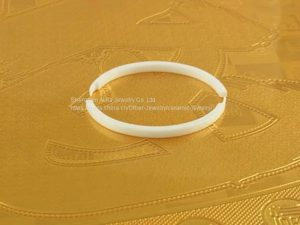 Antiallergic White Zirconia Ceramic Bracelets For Gift , ODM / OEM photo-3