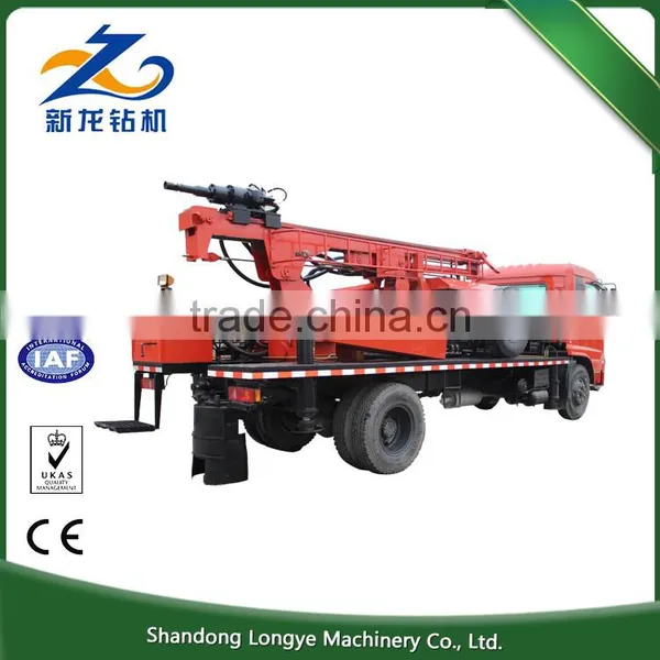 Low Price 350M Cheapest Used Truck Mounted Water Well Drilling Rig SLY300 for Sale photo-2
