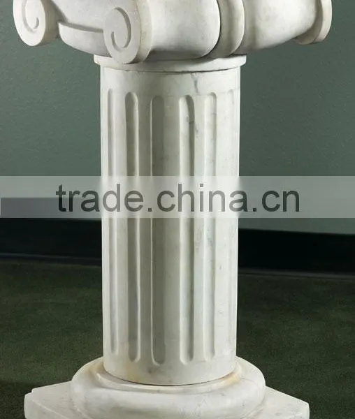 Good Quality Round Marble Column Marbe House Pillars Designs photo-6