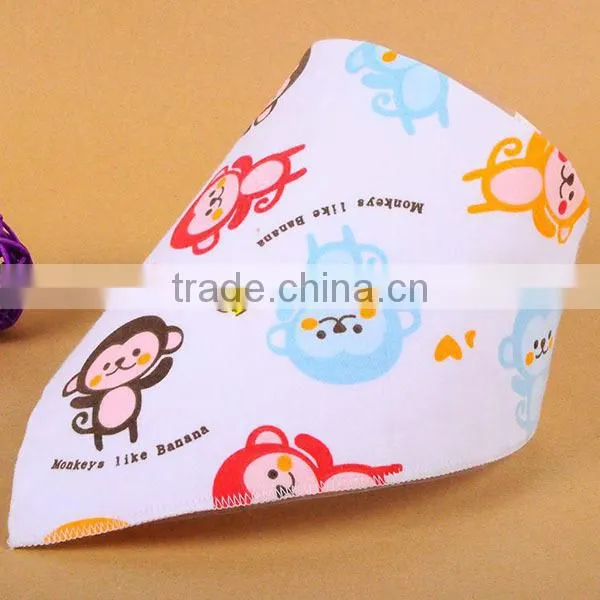 Trangle Cotton Triangle Baby Bib Wholesale photo-3