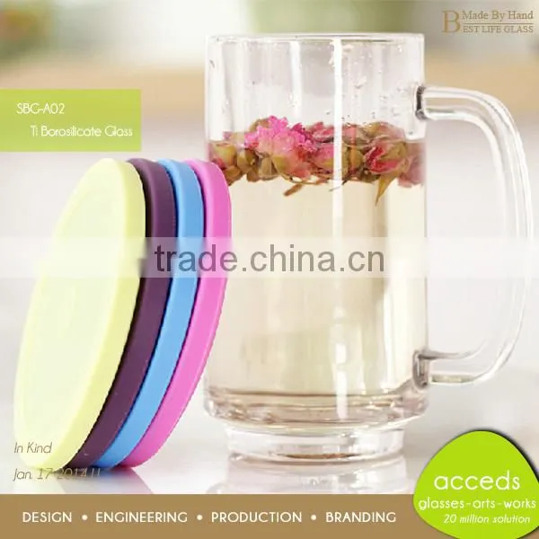 Excellent Strength Double Wall Glass Milk Mug photo-2