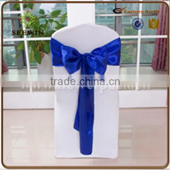 Soft Silk Satin Fabric Chair Sash for Chair photo-6