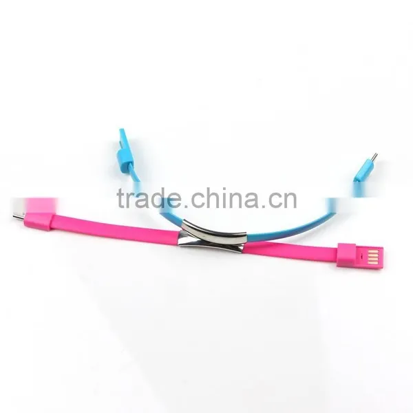 HOT USB Charging Charge Data Sync Cable For Phone Bracelet Wrist Band Charger photo-2