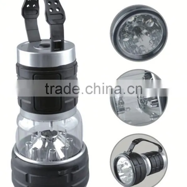 263826 12LED for Spot Light+4LED Camping Lamp 3xD Battery Camping Light photo-2