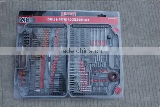 246PCS COMBINATION DRILL BITS SET, Drill Bits, Drill Accessory Kit photo-2