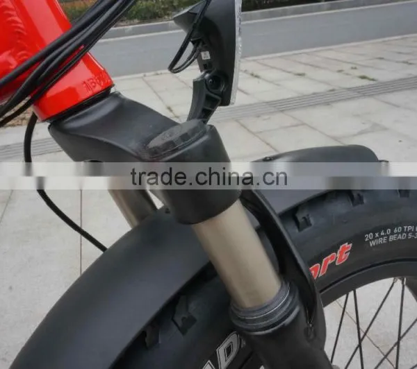 20''*4.0 Folding Electric Bike With 8fun 500W Motor and Sansung 48V 10AH Battery photo-4