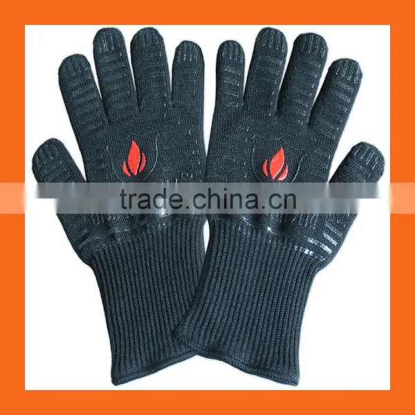BBQ Grill Heat Resistant Cooking Oven Gloves photo-3