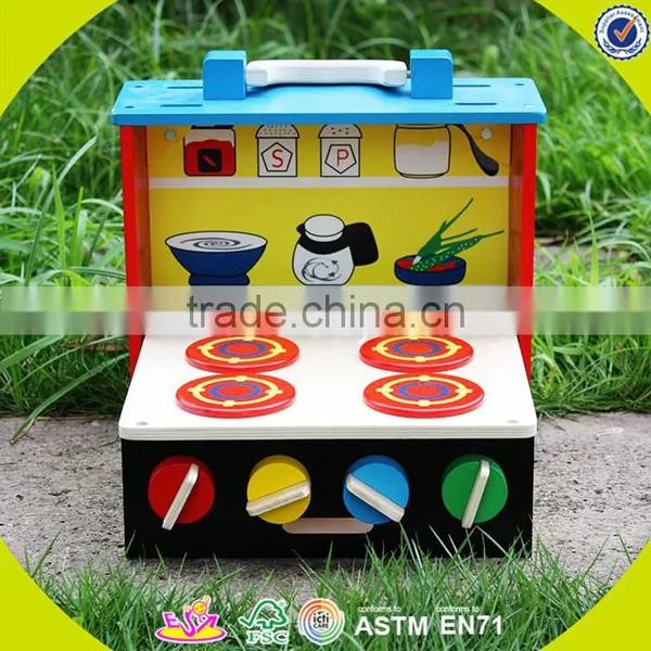 Wholesale Pretend Play Pink Wooden Kids Baking Set Top Fashion Wooden Kids Baking Set W10D013 photo-6