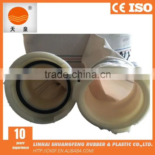 4 Inch 10Bar PVC Lining Layflat Fire Hose/fire Resistant Hose With Coupling photo-2