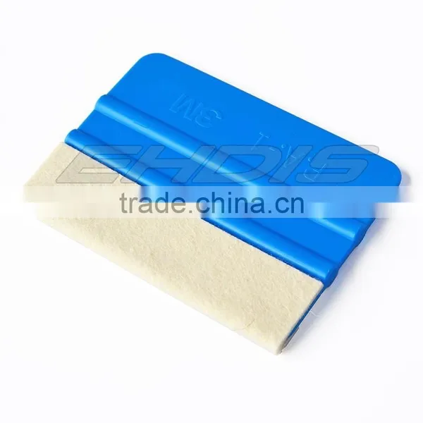 A02W Plastic Squeegee With Wool Felt / Wool Squeegee