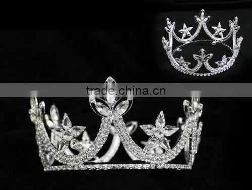 Halo H172-168 Diamante Pageant Jewelry Accessories Rhinestone Crystal Tiaras photo-2