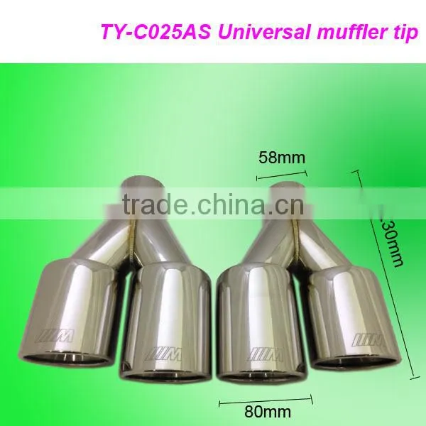 High Quality Auto Part Stainless Steel 304 Universal Exhaust Muffler Tip photo-6